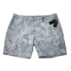Travis Matthew Coastal Canyon Golf 8" Shorts Mens Size 42 Floral Gray NWT